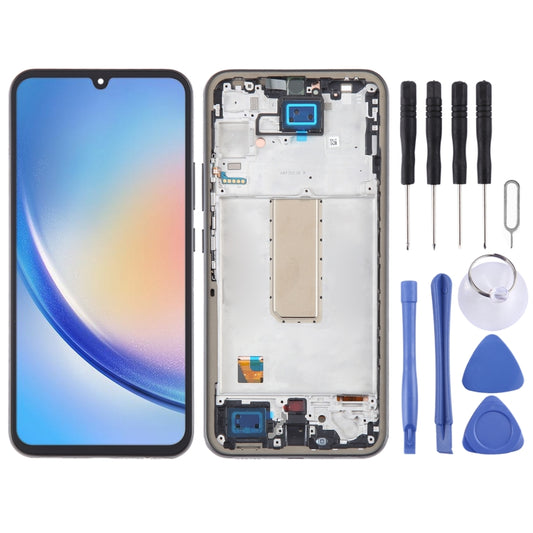 Original LCD Screen For Samsung Galaxy A34 SM-A346B Digitizer Full Assembly with Frame - LCD Screen by buy2fix | Online Shopping UK | buy2fix