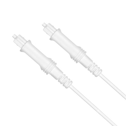 25m EMK OD2.2mm Digital Audio Optical Fiber Cable Plastic Speaker Balance Cable(White) - Audio Optical Cables by EMK | Online Shopping UK | buy2fix