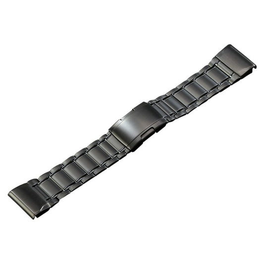 For Garmin Tactix 7 Pro/Fenix 7X/6X Pro 26mm Quick Release Five Bead Titanium Steel Watch Band(Grey) - Watch Bands by buy2fix | Online Shopping UK | buy2fix