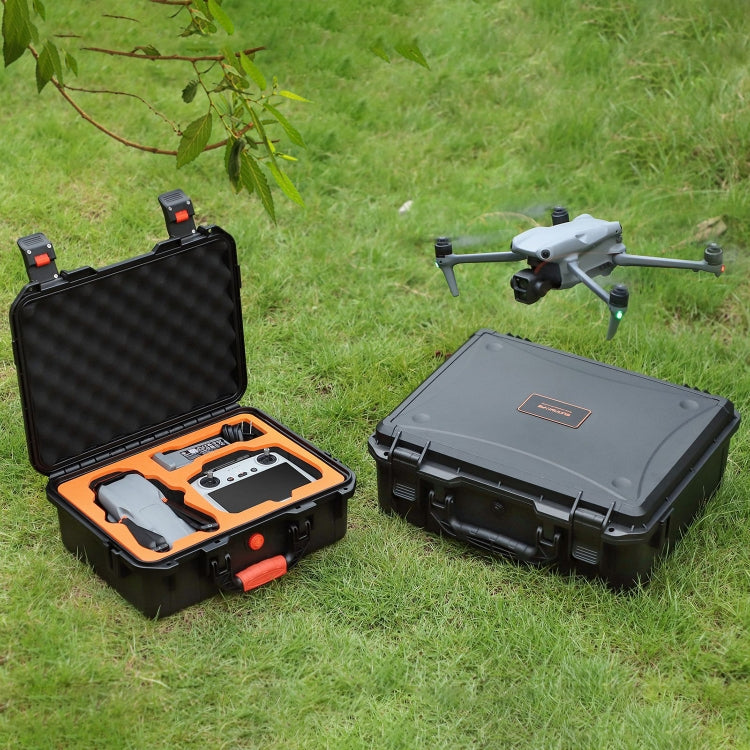 For DJI Air 3 Sunnylife Safety Carrying Case Large Capacity Waterproof Shock-proof Hard Travel Case Standard Version - Carry Cases & Bags by Sunnylife | Online Shopping UK | buy2fix