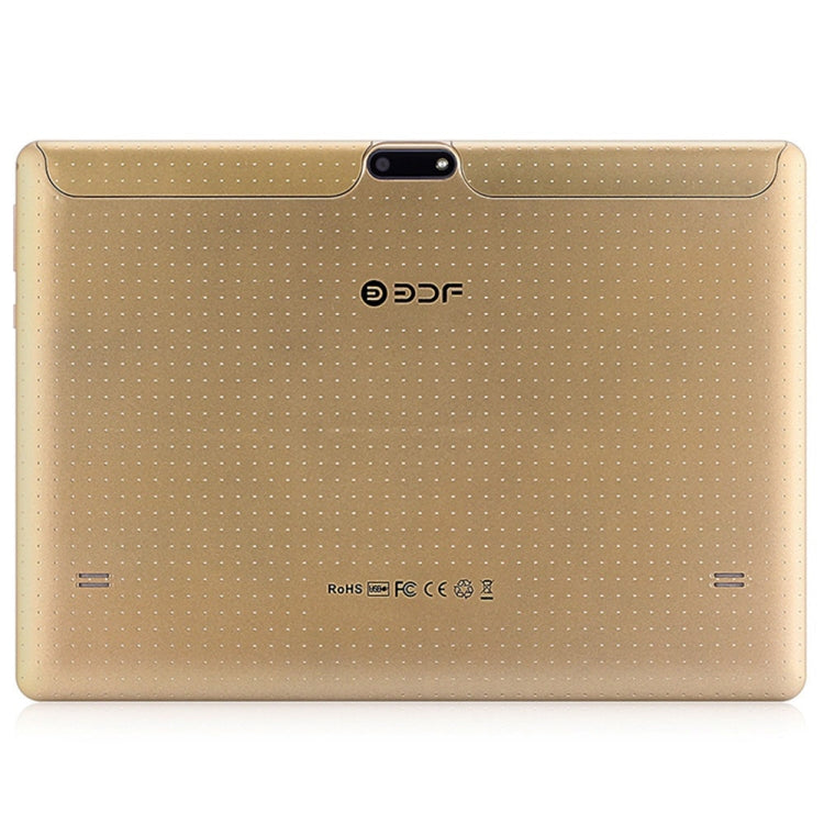 BDF K107 3G Phone Call Tablet PC 10.1 inch, 2GB+32GB, Android 9.0 MTK6735 Quad Core, Support Dual SIM, EU Plug(Gold) - BDF by BDF | Online Shopping UK | buy2fix