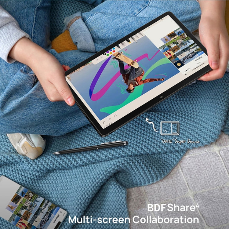 BDF K107 3G Phone Call Tablet PC 10.1 inch, 2GB+32GB, Android 9.0 MTK6735 Quad Core, Support Dual SIM, EU Plug(Black) - BDF by BDF | Online Shopping UK | buy2fix