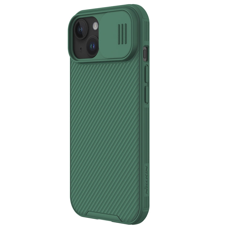 For iPhone 15 Plus NILLKIN CamShield Pro PC Phone Case(Green) - iPhone 15 Plus Cases by NILLKIN | Online Shopping UK | buy2fix