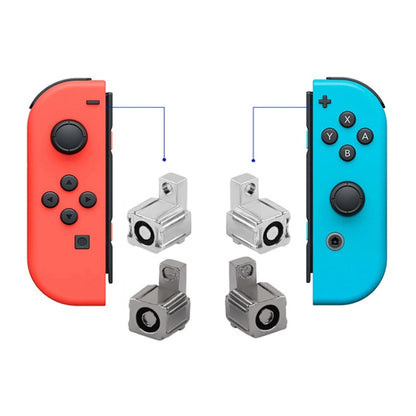 For Switch JoyCon Handle Metal Lock Replacement Parts, Spec:Grey Lock+Spring+Screwdriver - Switch Spare Parts by buy2fix | Online Shopping UK | buy2fix