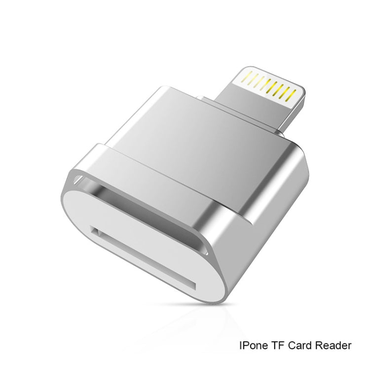 MicroDrive 8pin To TF Card Adapter Mini iPhone & iPad TF Card Reader (Silver) - Computer & Networking by MICRODRIVE | Online Shopping UK | buy2fix