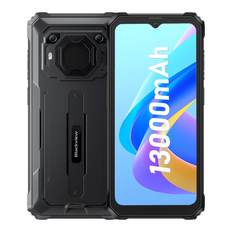 Blackview BV6200 Pro, 6GB+128GB, IP68/IP69K/MIL-STD-810H, 6.56 inch Android 13 MediaTek Helio P35 Octa Core, Network: 4G, OTG, NFC(Black) - Blackview by Blackview | Online Shopping UK | buy2fix