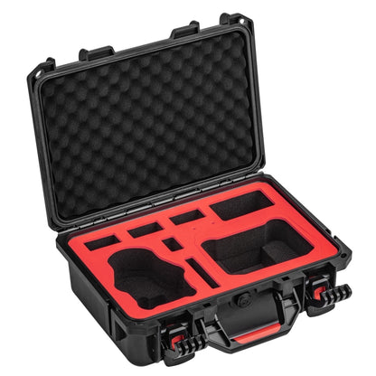 For DJI Mini 4 Pro STARTRC Drone Kit Waterproof ABS Suitcase Storage Box(Black Red) - Backpacks & Bags by STARTRC | Online Shopping UK | buy2fix