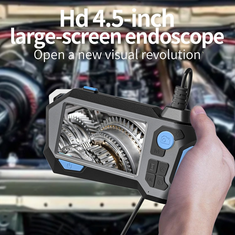 P120 Rotatable 8mm Dual Lenses Industrial Endoscope with Screen, 9mm Tail Pipe Diameter, Spec:5m Tube -  by buy2fix | Online Shopping UK | buy2fix