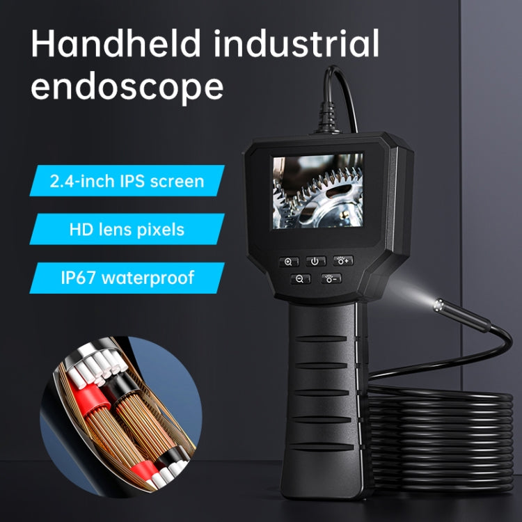 128AV 8mm Lenses Industrial Pipeline Endoscope with 2.4 inch Screen, Spec:10m Tube -  by buy2fix | Online Shopping UK | buy2fix