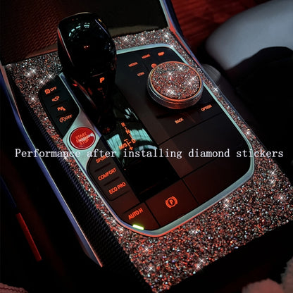 For Ford Mustang 2015-2020 Car Gear Shift Panel Diamond Decoration Sticker, Left and Right Drive - Car Interior Mouldings by buy2fix | Online Shopping UK | buy2fix