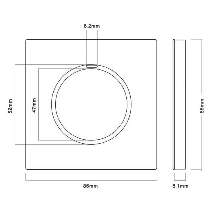 86mm Gray Aluminum Wire Drawing LED Switch Panel, Style:Triple Billing Control - Consumer Electronics by buy2fix | Online Shopping UK | buy2fix