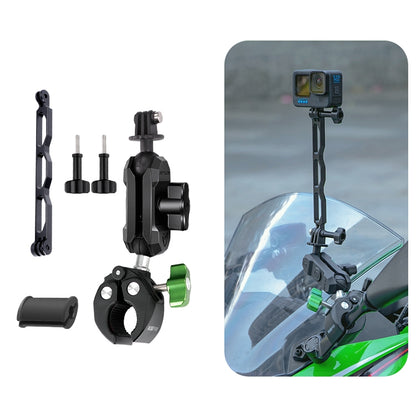 RUIGPRO Crab Clamp Action Camera Bracket 3-claw Ball Head Mount with Rod - Holder by RUIGPRO | Online Shopping UK | buy2fix