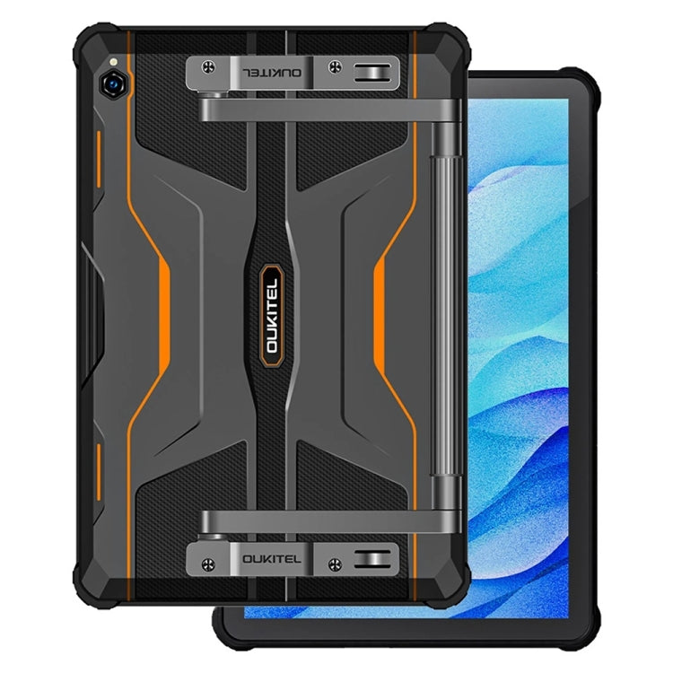 OUKITEL RT6 4G Network IP68/IP69K Rugged Tablet, 8GB+256GB, 10.1 inch Android 13 MediaTek MT8788 Octa Core Support Dual SIM, EU Plug(Orange) - Other by OUKITEL | Online Shopping UK | buy2fix