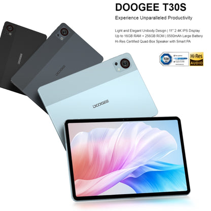 [HK Warehouse] DOOGEE T30S Tablet PC 11 inch, 16GB+256GB, Android 13 Unisoc T606 Octa Core, Global Version with Google Play, EU Plug(Grey) - Other by DOOGEE | Online Shopping UK | buy2fix