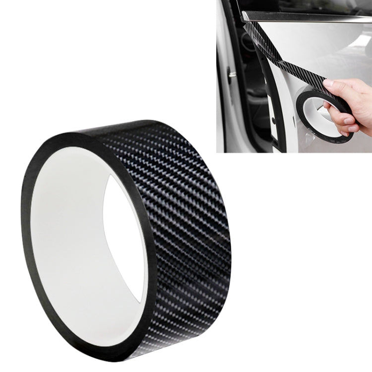 Universal Car Carbon Fiber Door Anti-collision Strip Protection Guards Trims Stickers Tape, Size:3cm x 5m - Anti Collision Sticker by buy2fix | Online Shopping UK | buy2fix