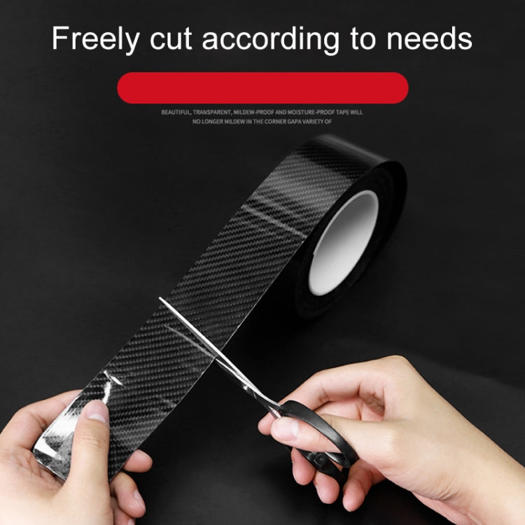 Universal Car Carbon Fiber Door Anti-collision Strip Protection Guards Trims Stickers Tape, Size:3cm x 5m - Anti Collision Sticker by buy2fix | Online Shopping UK | buy2fix