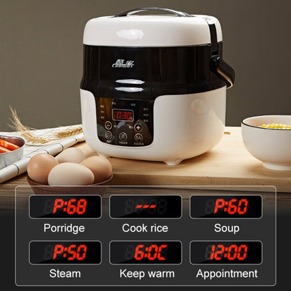 COOLBOX Vehicle Multi-function Mini Rice Cooker Capacity: 2.0L, Version:12-24V General Standard - Rice Cookers by buy2fix | Online Shopping UK | buy2fix