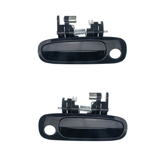 2 PCS Car Front Door Outside Handle 69220-02030+69210-02030 for Toyota Corolla 1998-2002 - In Car by buy2fix | Online Shopping UK | buy2fix