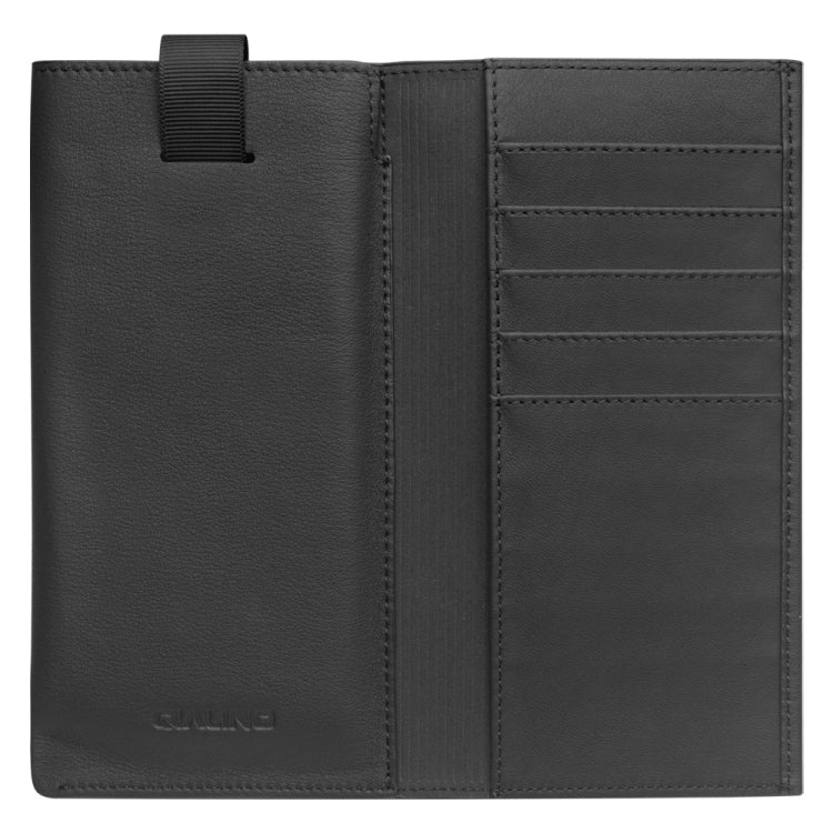 For iPhone 11 Pro Max QIALINO Nappa Texture Top-grain Leather Horizontal Flip Wallet Case with Card Slots(Black) - iPhone 11 Pro Max Cases by QIALINO | Online Shopping UK | buy2fix