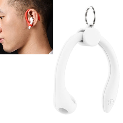 For AirPods 1 / 2 / AirPods Pro / Huawei FreeBuds 3 Wireless Earphones Silicone Anti-lost Lanyard Ear Hook(White) - Apple Accessories by buy2fix | Online Shopping UK | buy2fix