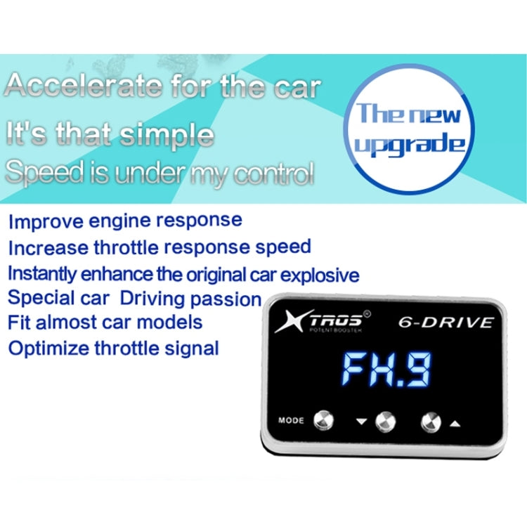 For Peugeot 2008 2013+ TROS TS-6Drive Potent Booster Electronic Throttle Controller - Car Modification by TROS | Online Shopping UK | buy2fix