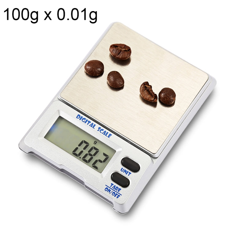 M-18 100g x 0.01g High Accuracy Digital Electronic Jewelry Scale Balance Device with 1.5 inch LCD Screen - Jewelry Scales by buy2fix | Online Shopping UK | buy2fix