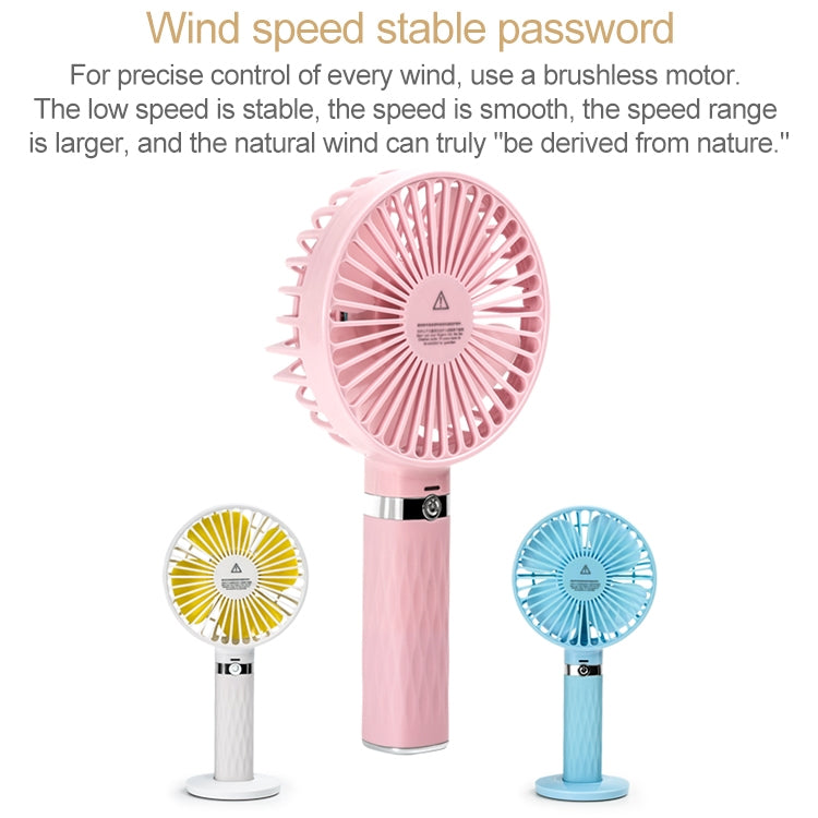 S8 Portable Mute Handheld Desktop Electric Fan, with 3 Speed Control (Black) - Consumer Electronics by buy2fix | Online Shopping UK | buy2fix