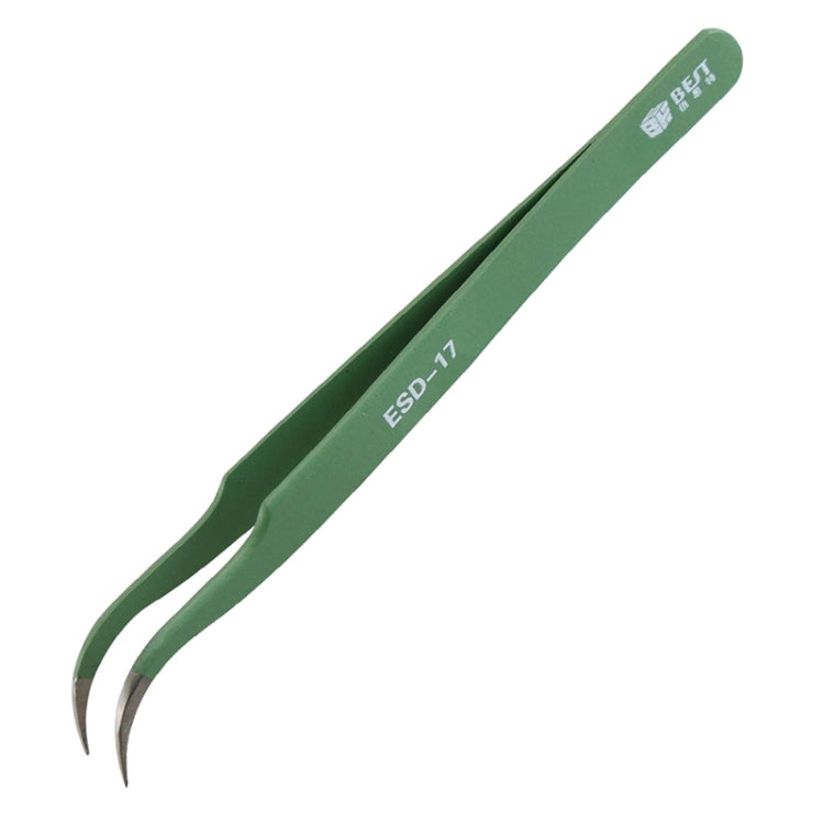 BEST BST-17 Precision Anti-static ESD Stainless Steel Tweezers - Tweezers by BEST | Online Shopping UK | buy2fix