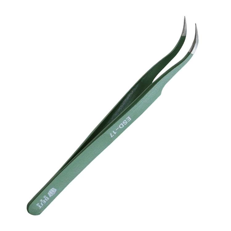 BEST BST-17 Precision Anti-static ESD Stainless Steel Tweezers - Tweezers by BEST | Online Shopping UK | buy2fix