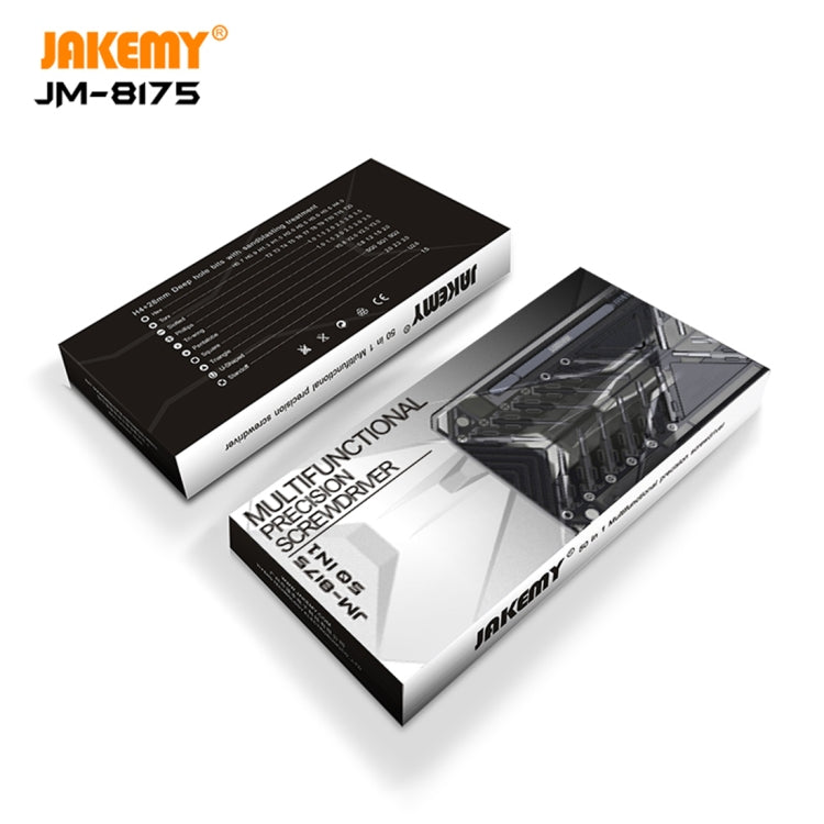 JAKEMY JM-8175 50 in 1 Double-sided Outer Box Multifunctional and Precision Screwdriver Tool Set - Screwdriver Set by JAKEMY | Online Shopping UK | buy2fix