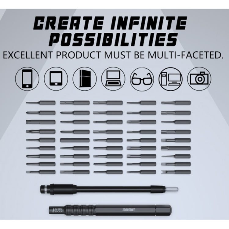 JAKEMY JM-8175 50 in 1 Double-sided Outer Box Multifunctional and Precision Screwdriver Tool Set - Screwdriver Set by JAKEMY | Online Shopping UK | buy2fix