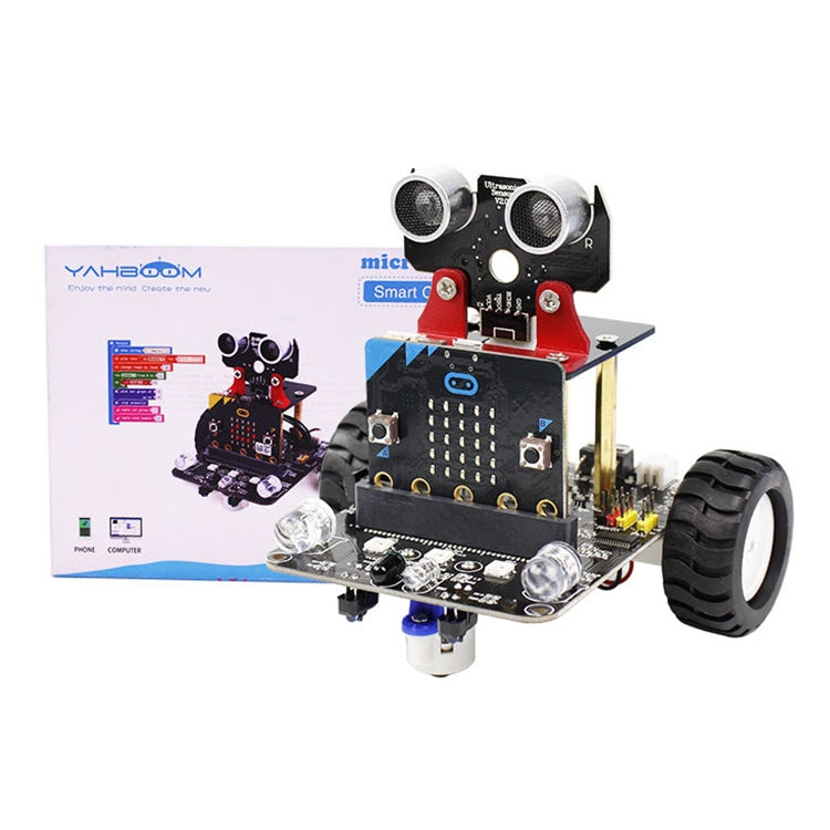 Yahboom Microbit Smart Robot Car Bitbot with IR and APP for Micro:bit V2/V1.5, without Micro:bit V2/V1.5 Board - Consumer Electronics by YAHBOOM | Online Shopping UK | buy2fix