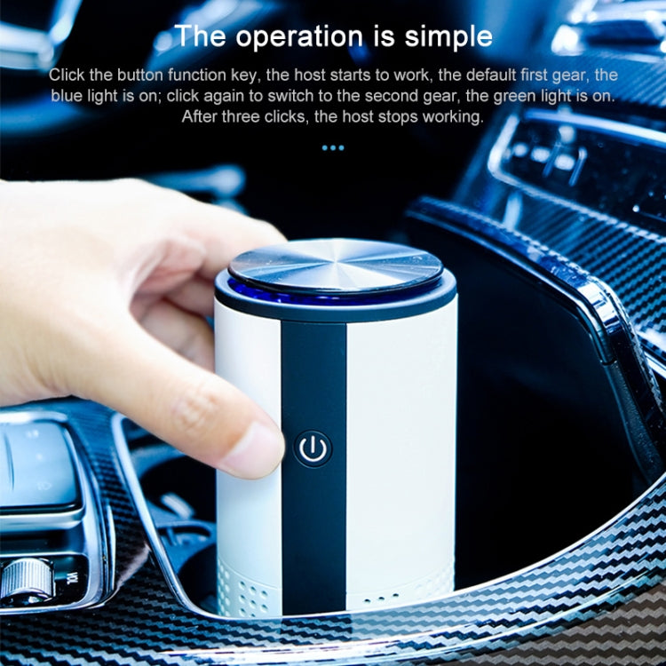 WT-U12 DC 5V Negative Ion Smart Car Air Purifier (White) - In Car by buy2fix | Online Shopping UK | buy2fix