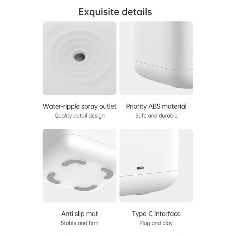 W08 Anti-Gravity Water Drop Humidifier Home Desktop Sprayer (White) - Home & Garden by buy2fix | Online Shopping UK | buy2fix