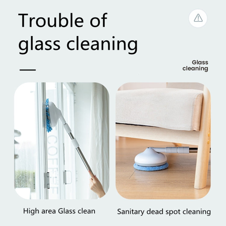 Wireless Electric Intelligent Telescopic Glass Wipe Window Cleaner (White) - Handheld Cleaner & Mops by buy2fix | Online Shopping UK | buy2fix