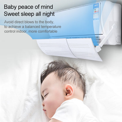 Bedroom Wall-Mounted Baby Universal Anti-Straight Blowing Air Conditioning Windshield Wind Deflector Shroud, Thickened Version - Home & Garden by buy2fix | Online Shopping UK | buy2fix