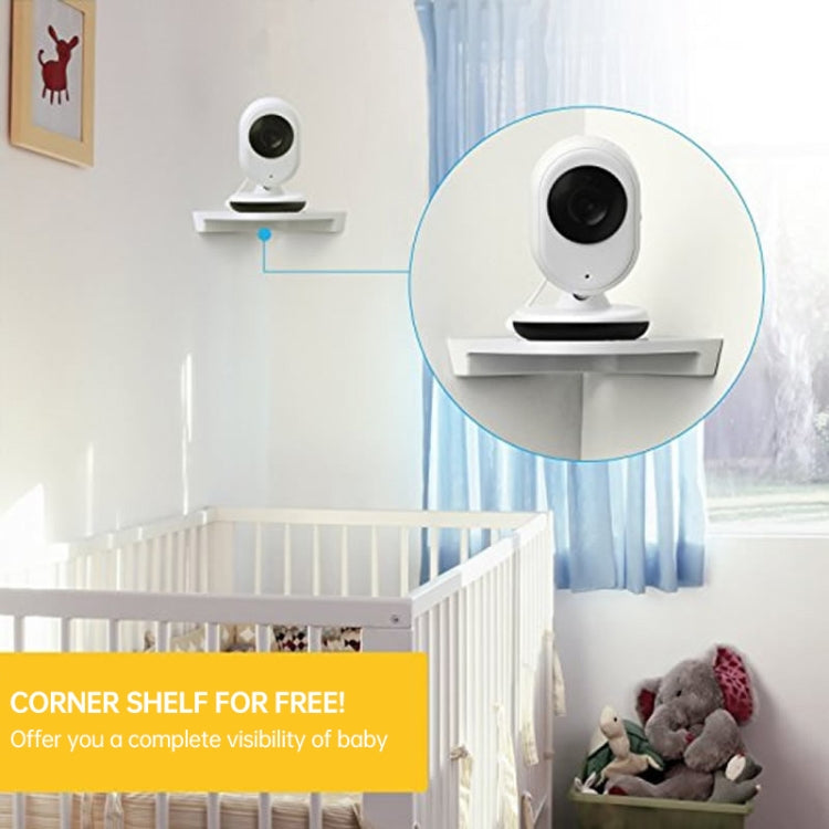 BM-SP820 2.4 inch LCD 2.4GHz Wireless Surveillance Camera Baby Monitor with 7-IR LED Night Vision, Two Way Voice Talk(White) - Security by buy2fix | Online Shopping UK | buy2fix