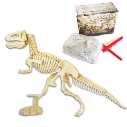 Assembled Tyrannosaurus Skeleton Archaeological Excavation Toys Simulation Fossil Model Manual Toys - DIY Developmental Toys by buy2fix | Online Shopping UK | buy2fix