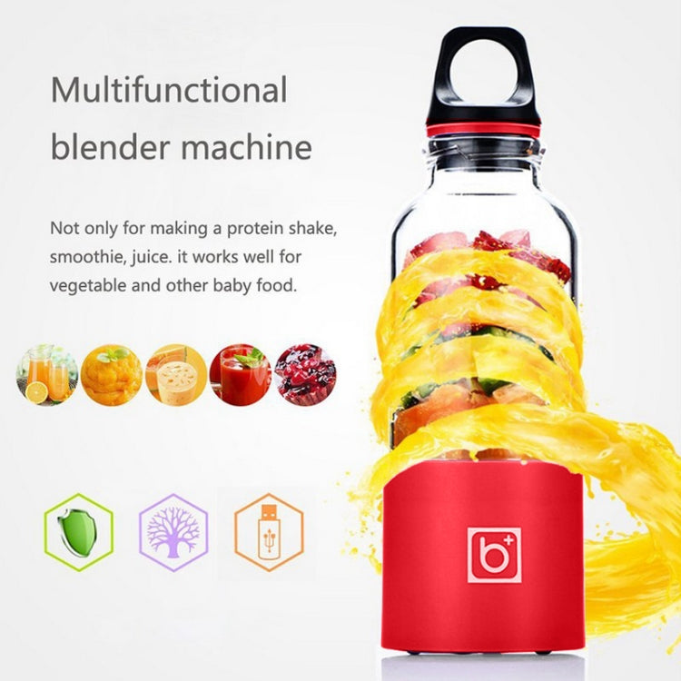 Bingo 500ml Mini Portable USB Rechargeable Electric Juicer Cup  Juicer Blender, 22000 Revolutions Per Minute(Red) - Home & Garden by buy2fix | Online Shopping UK | buy2fix