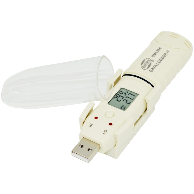 BENETECH GM1366 USB Digital Temperature and Humidity Recorder Meter with Alarm - Thermostat & Thermometer by BENETECH | Online Shopping UK | buy2fix