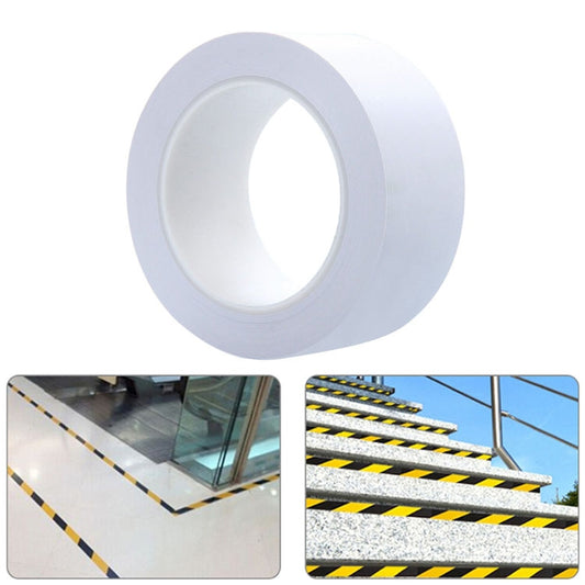 45mm PVC Warning Tape Self Adhesive Hazard Safety Sticker, Length: 33m(White) - Tapes by buy2fix | Online Shopping UK | buy2fix