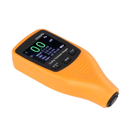 RZ260FN Ferrous & Non-Ferrous 2 in 1 LCD Display Ultrasonic Coating Paint Thickness Gauge Meter Tools (Orange) - Coating Thickness Gauge by buy2fix | Online Shopping UK | buy2fix