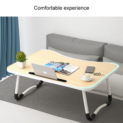 W-shaped Non-slip Legs Square Pattern Adjustable Folding Portable Laptop Desk without Card Slot (Snowman) - Computer & Networking by buy2fix | Online Shopping UK | buy2fix