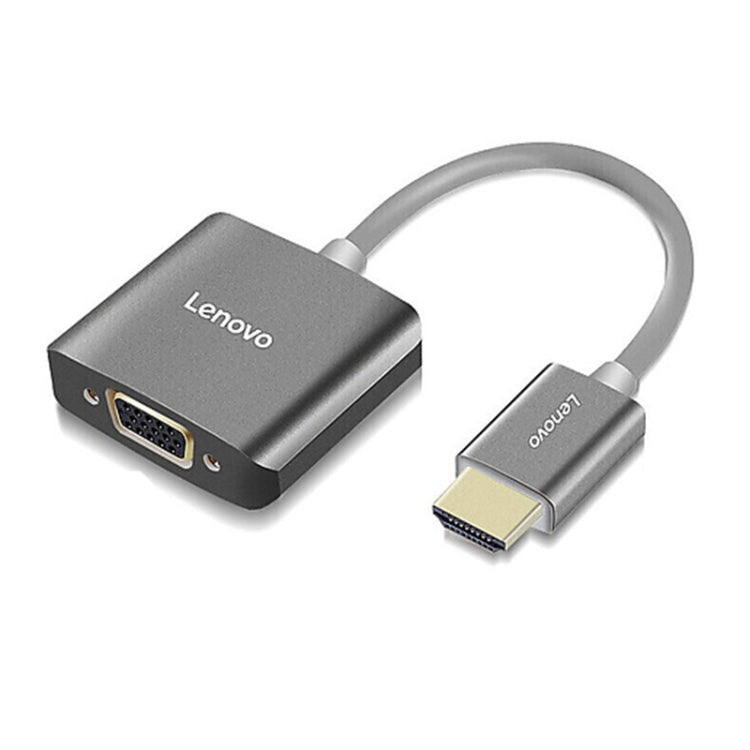 Lenovo F1-H01 HDMI to VGA Cable Aluminum Alloy Converter - Converter by Lenovo | Online Shopping UK | buy2fix