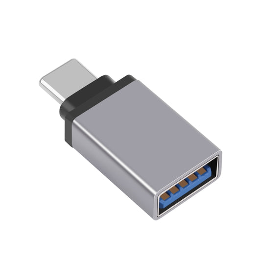 HAWEEL USB-C / Type-C Male to USB 3.0 Female OTG Data Transmission Adapter(Grey) -  by buy2fix | Online Shopping UK | buy2fix