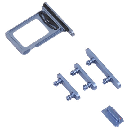 SIM Card Tray + SIM Card Tray + Side Keys for iPhone 14 (Blue) - Repair & Spare Parts by buy2fix | Online Shopping UK | buy2fix