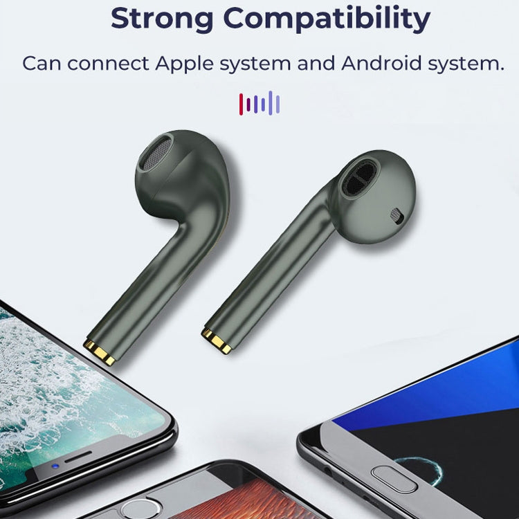 T&G J18 Bluetooth 5.1 TWS Wireless Binaural Bluetooth Earphone with Charging Box (Green) - TWS Earphone by T&G | Online Shopping UK | buy2fix