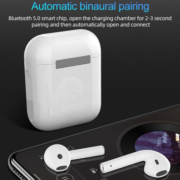 T&G TG11 TWS Bluetooth 5.0 Touch Wireless Bluetooth Earphone with Charging Box, Supports Binaural HD Call & Siri(White) - TWS Earphone by T&G | Online Shopping UK | buy2fix