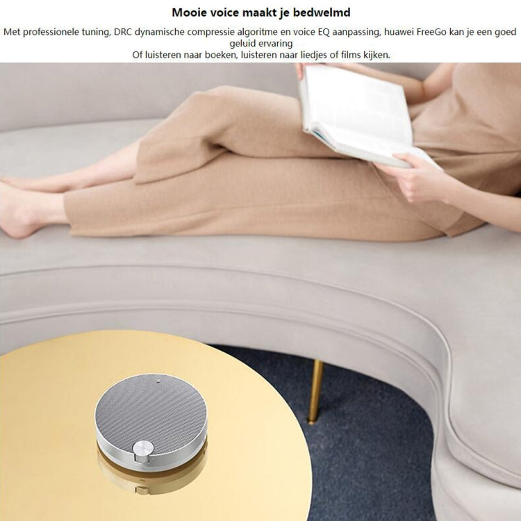 Original Huawei FreeGO Bluetooth 5.0 Portable Pickup Noise Reduction Bluetooth Speaker(Black) - Mini Speaker by Huawei | Online Shopping UK | buy2fix