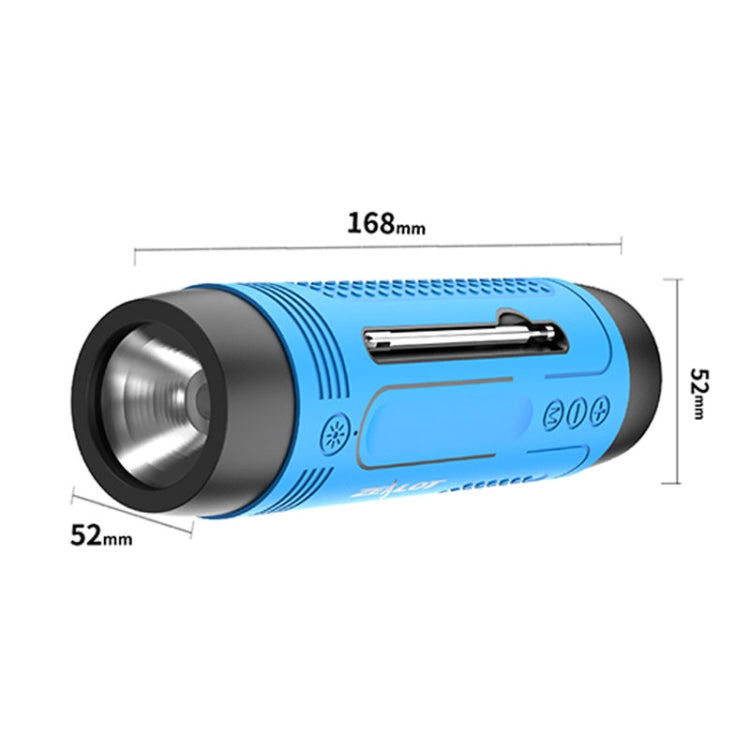 ZEALOT A2 Multifunctional Bass Wireless Bluetooth Speaker, Built-in Microphone, Support Bluetooth Call & AUX & TF Card & LED Lights (Blue) - Desktop Speaker by ZEALOT | Online Shopping UK | buy2fix